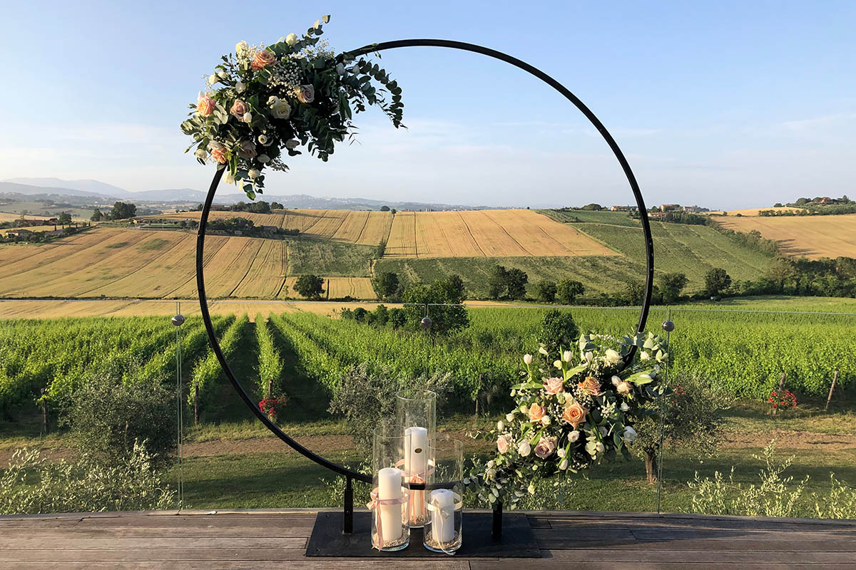 Wedding floral design - Tenuta dei Mori, Perugia - Umbria